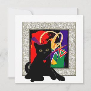 Love Cat Greeting Card