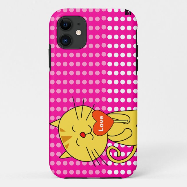 Love Cat Lollipop iPhone 5 Case-Mate Case (Back)