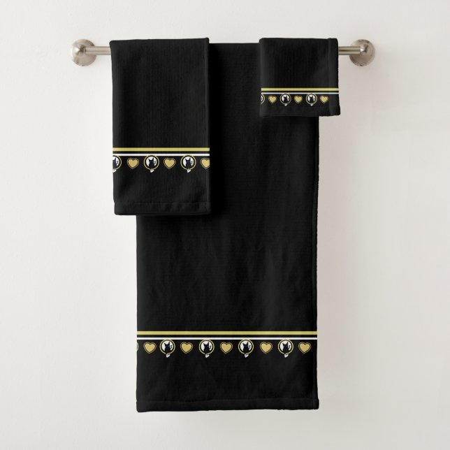 Love Cat Towel Set designed by Poet Adiela Akoo (Insitu)
