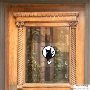 Love Cat Window Cling 