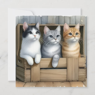 Love cats card