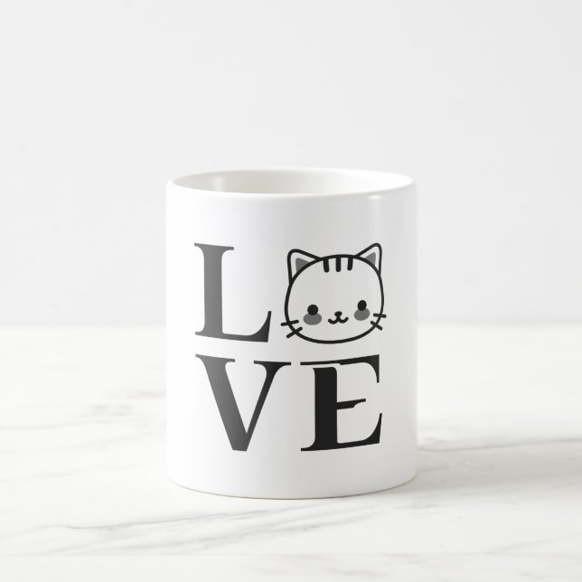 Love Cats Coffee Mug (Center)