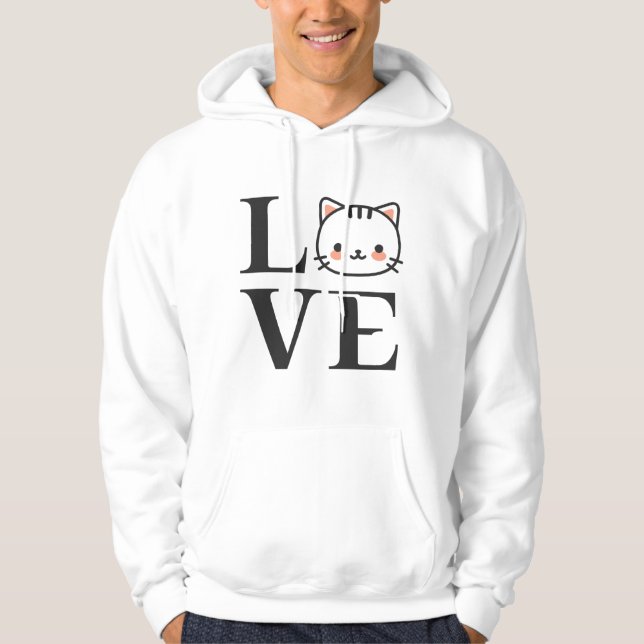 Love Cats Hoodie (Front)