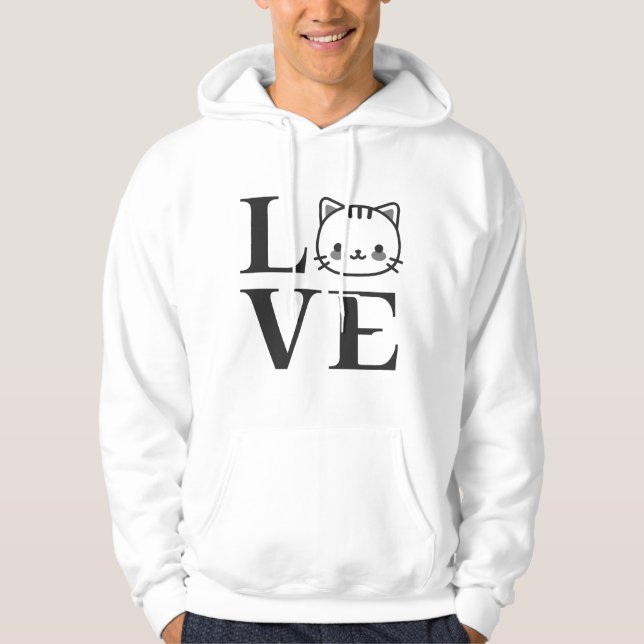Love Cats Hoodie (Front)