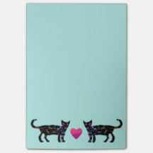 Love Cats Post-it® Notes 4 x 6