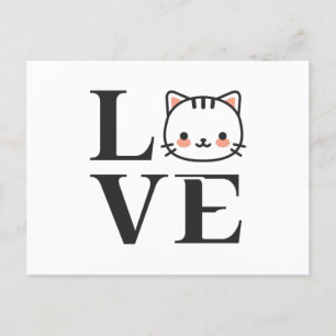 Love Cats Postcard