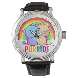 Love Cats Rainbow Watch