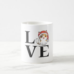 Love Cats – Santa Kitten Coffee Mug