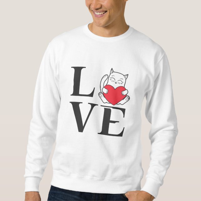 Love Cats Sweatshirt (Front)
