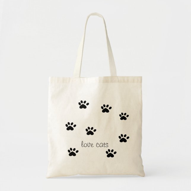 Love Cats Tote Bag (Front)