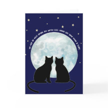 Love Cats Valentine Anniversary Greeting Card