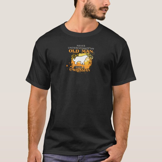 love Caucasian Shepherd Funny Gift T-Shirt (Front)