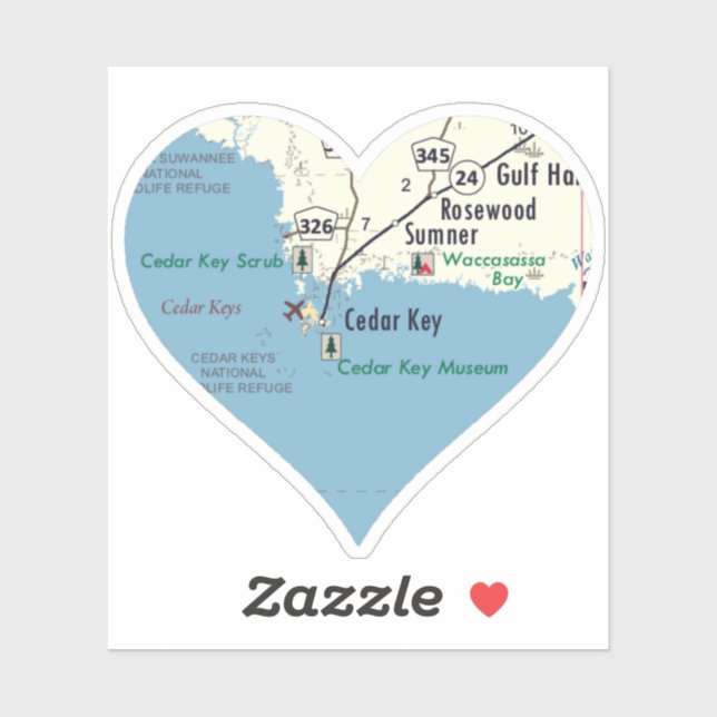 Love Cedar Key Florida (Sheet)