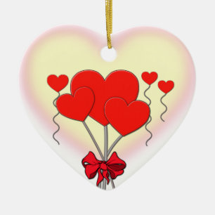 Love Ceramic Tree Decoration
