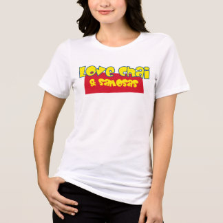 Love Chai Tee | Funny Indian Chai Samosa T-shirt