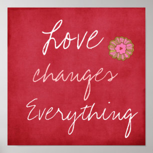 Love Changes Everything Poster