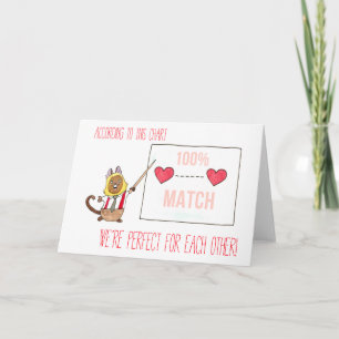 Love Chart valentine Holiday Card