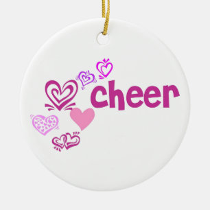 Love Cheer Ceramic Tree Decoration