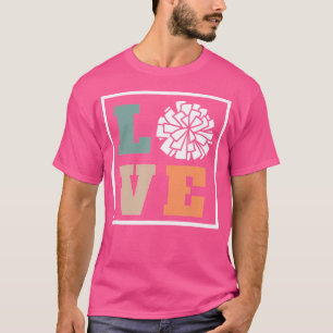 Love Cheer Cheerleading Coach T-Shirt