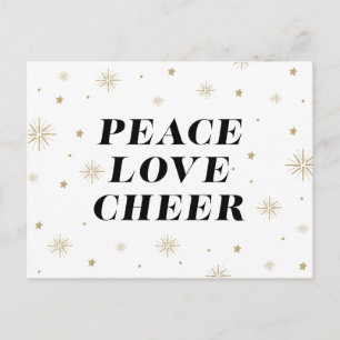 Love & Cheer Holiday Postcard
