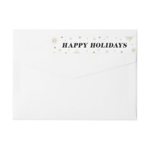 Love & Cheer   Holiday Return Address Labels