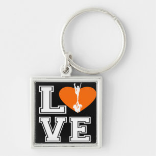 Love Cheerleading Key Ring