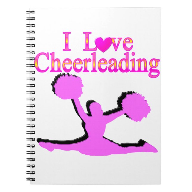 LOVE CHEERLEADING NOTEBOOK (Front)