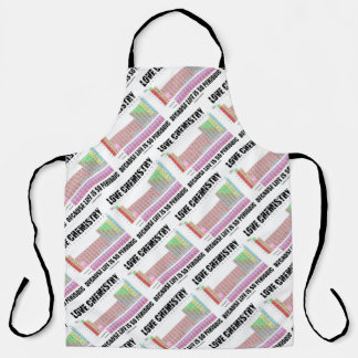 Love Chemistry Because Life Is So Periodic Apron