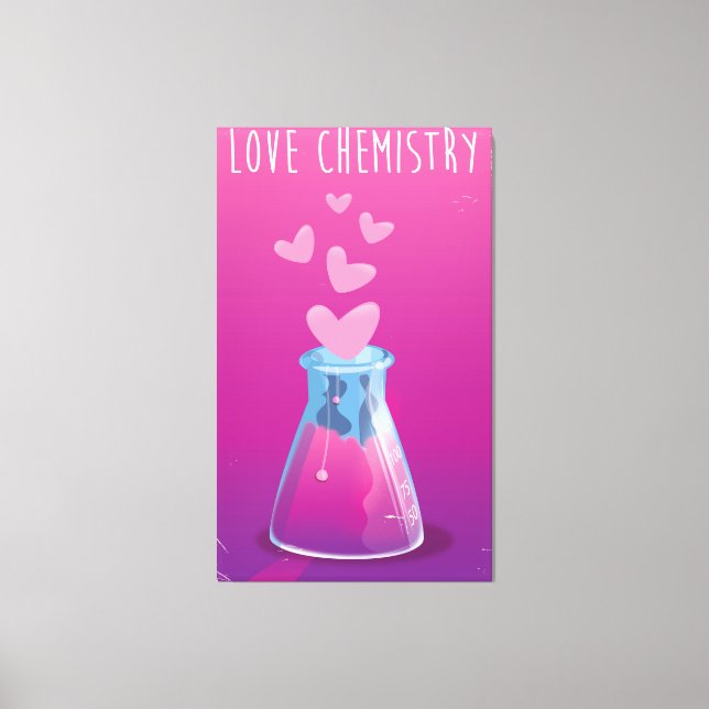 love chemistry canvas print (Front)