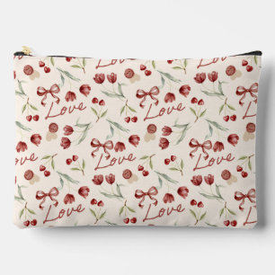 Love & Cherries Cosmetic Accessory Pouch