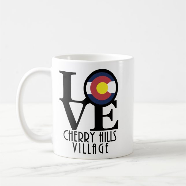 LOVE Cherry Hills Village 11oz Coffee Mug (Left)