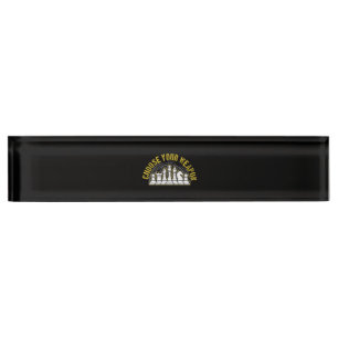 Love Chess Choose Your Weapon Gift Idea Chess Nameplate