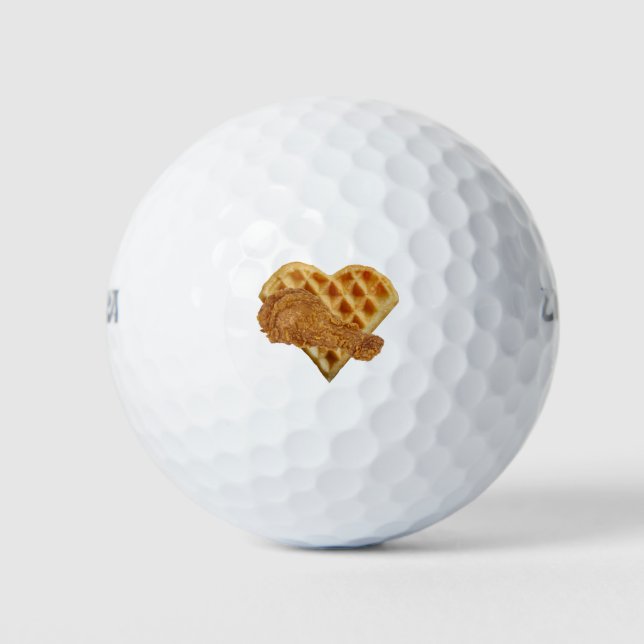 love chicken waffles golf balls (Front)