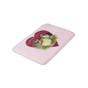 Love Chickies Bath Mat
