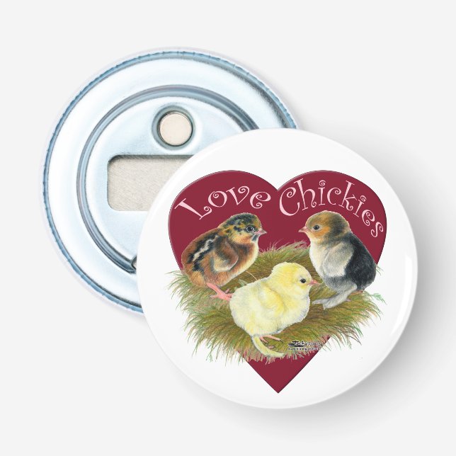 Love Chickies Bottle Opener (Front)
