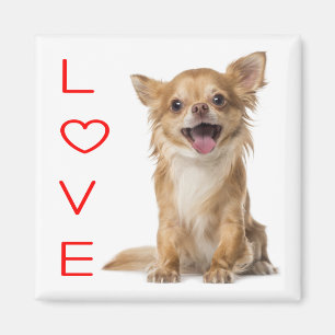 Love Chihuahua Puppy Dog Fridge Magnet