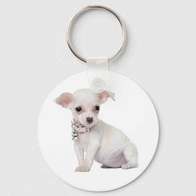Love Chihuahua Puppy Dog Keychain (Front)