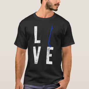 Love Chile Map Chilean National Day Fiestas Patria T-Shirt