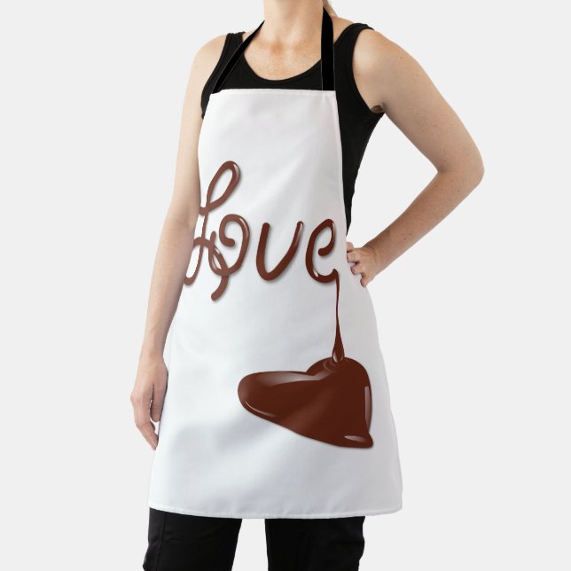 Love chocolate heart apron (Insitu)