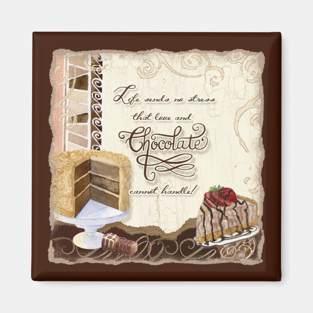 Love & Chocolate Magnet (Front)