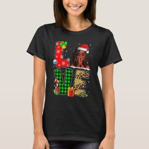 LOVE Christmas Black Melanin Afro African American T-Shirt