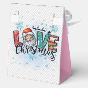 Love Christmas Gift Favour Box