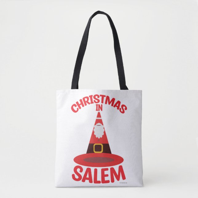 Love Christmas in Salem New England Witchy Santa  Tote Bag (Front)