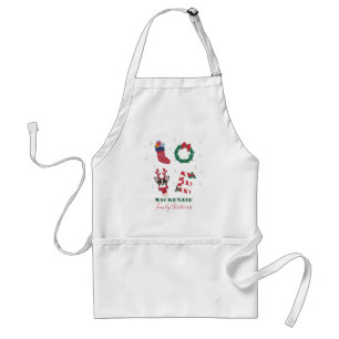 Love Christmas Matching Family Love Personalised Standard Apron