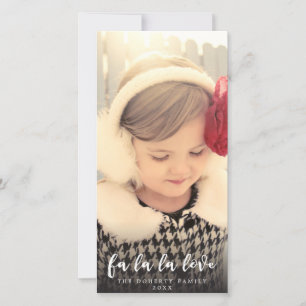 Love Christmas Script Photo Overlay Card