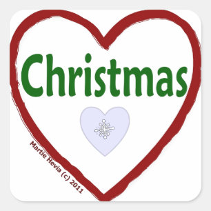 Love Christmas Sticker