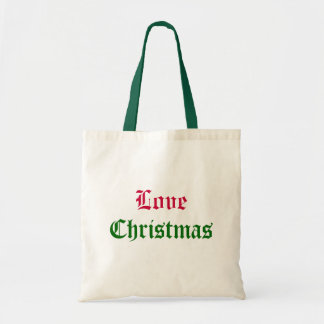 Love Christmas Tote Bag