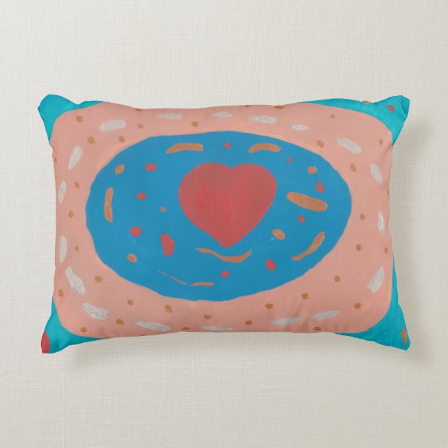 Love Circles Accent Pillow (Front)