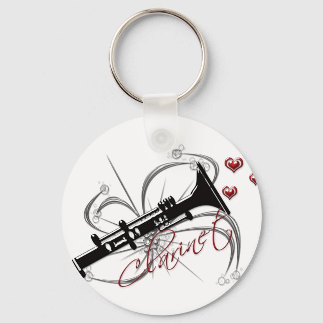 Love Clarinet Key Ring (Front)
