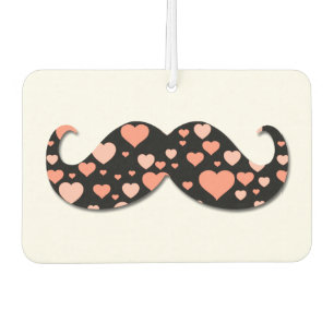 Love Classic Moustache Car Air Freshener